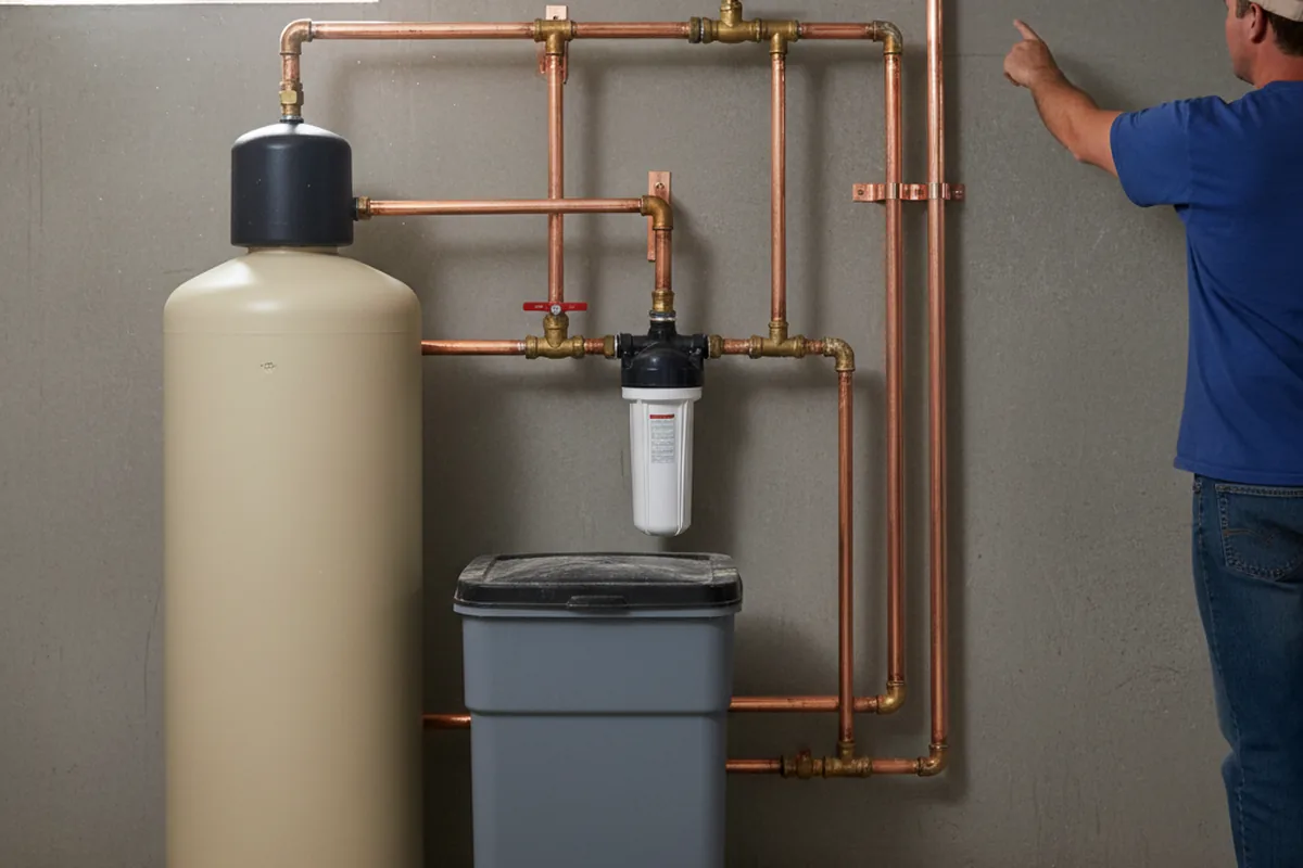 Whole-house water treatment system installed in Attica